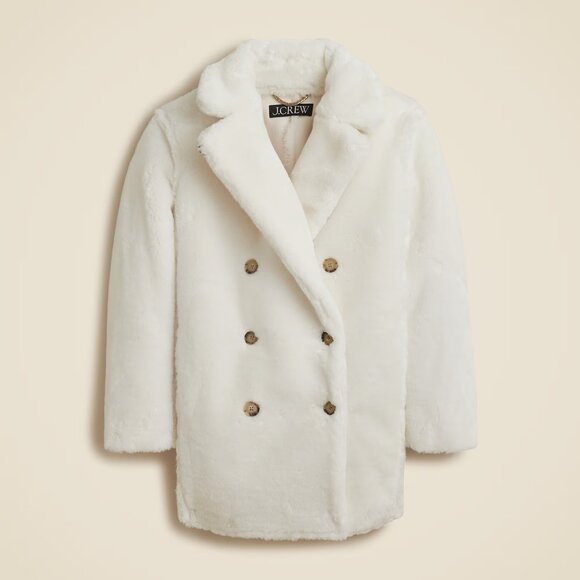Faux Fur Peacoat - Picture 3 of 5